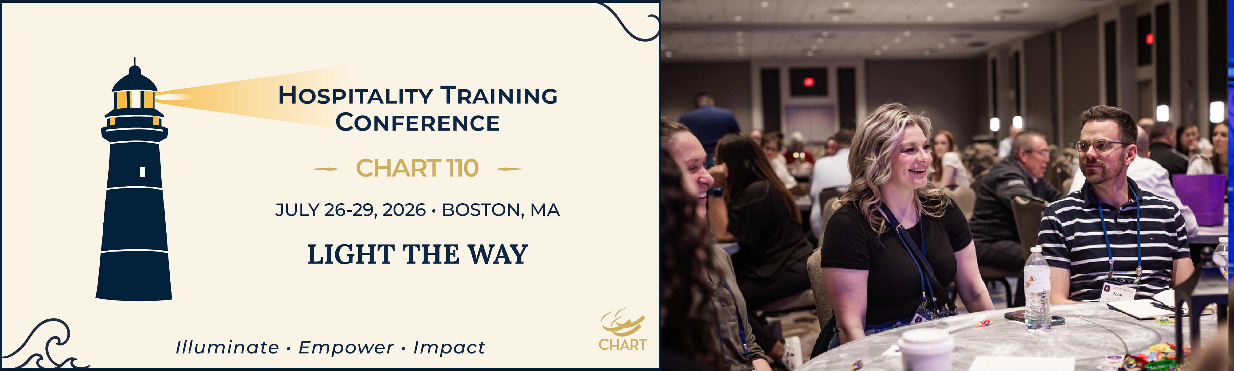 CHART 110 Boston Hospitality Training Conference | July 26-29, 2026