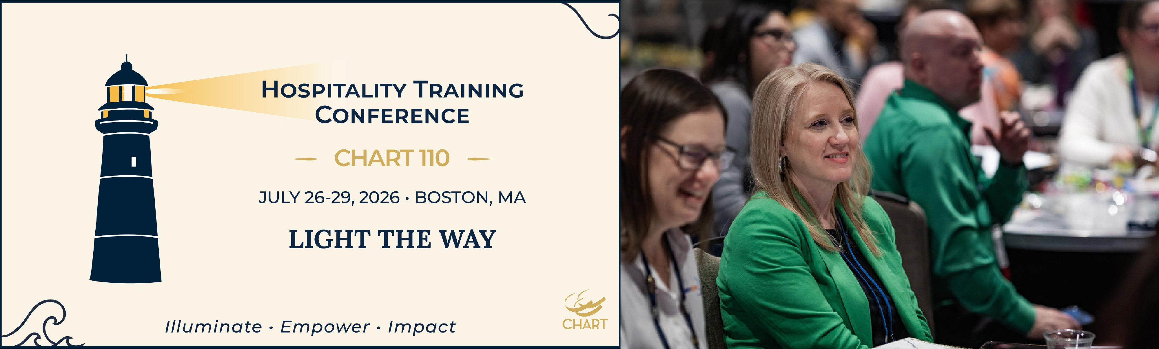 CHART 110 Boston Hospitality Training Conference | July 26-29, 2026