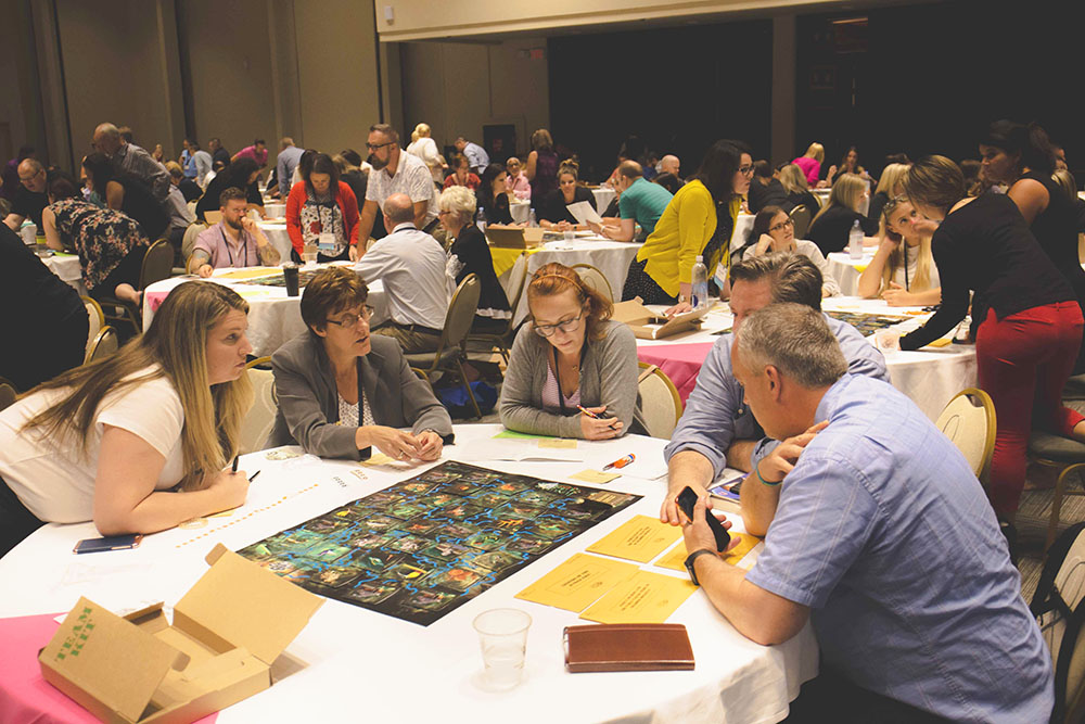 Eagle's Flight activity at a past CHART conference