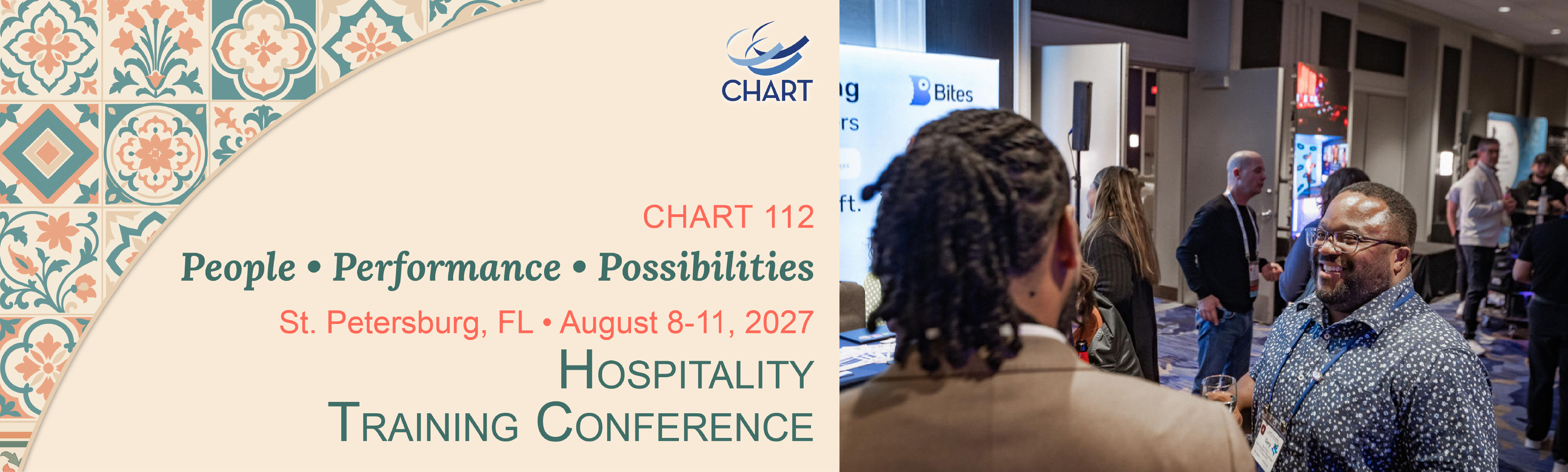 CHART 112 St. Petersburg Hospitality Training Conference | August 8-11, 2027